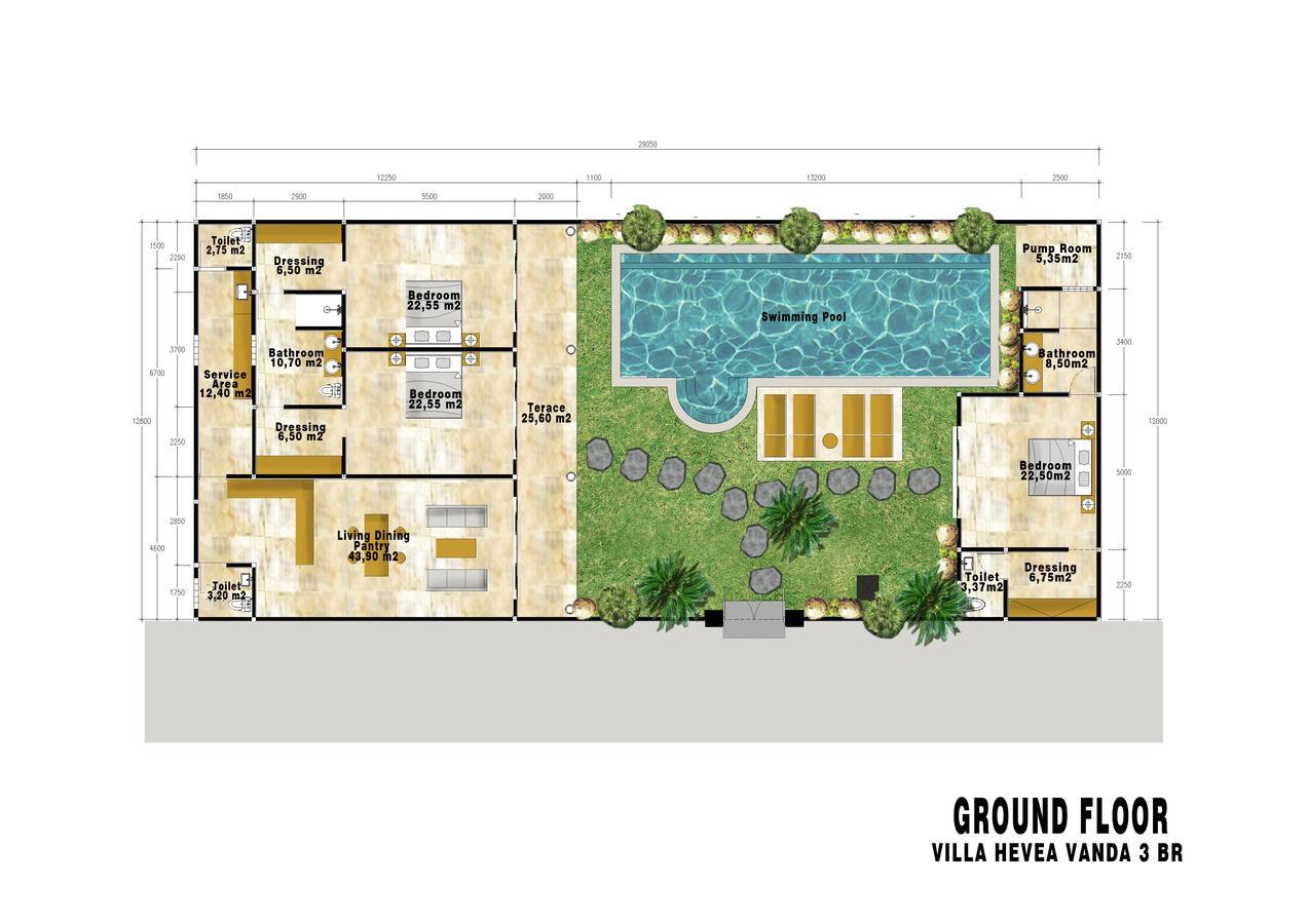 Hevea Villas Seminyak Eksteriør bilde