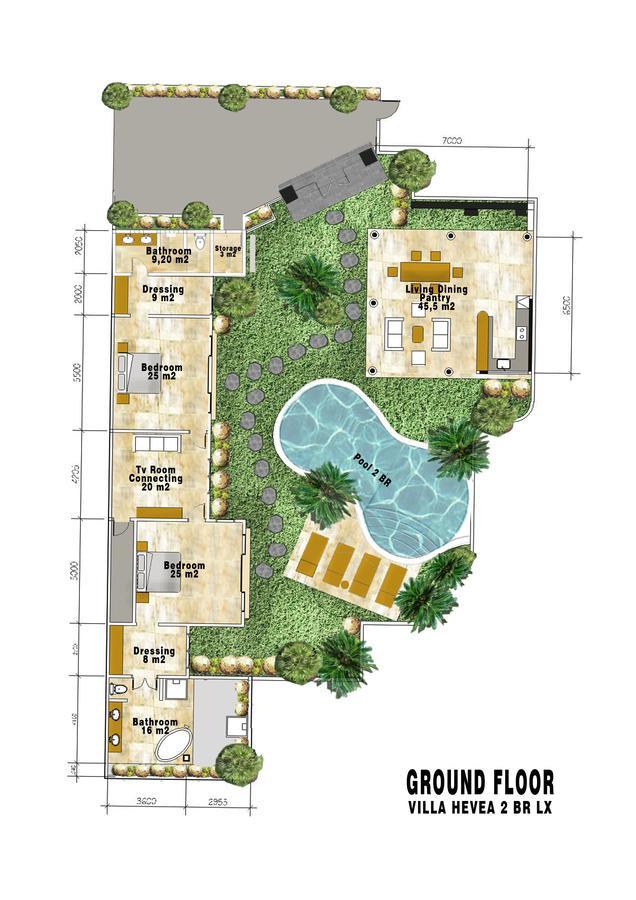 Hevea Villas Seminyak Eksteriør bilde