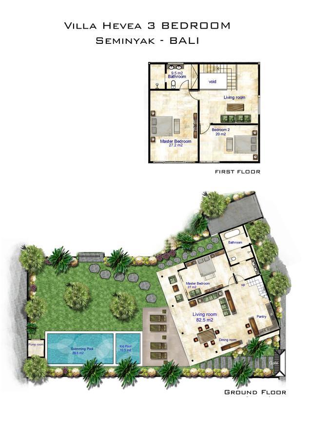Hevea Villas Seminyak Eksteriør bilde